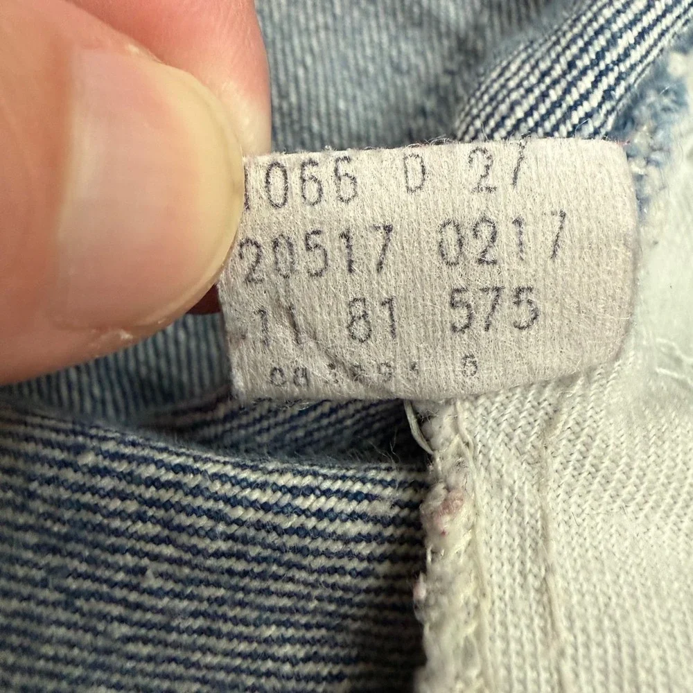 Levis 517 Jeans Mens 35x26 Blue Vintage 1981 Orange Tab‎ Bootcut Denim Altered